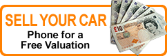 Sell Your Car. Phone for a FREE valuation. Car Consultants, Leamington Spa.